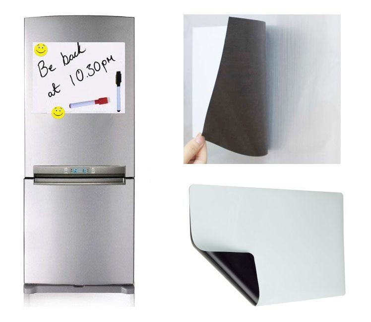 Mini tabla magnetica pentru notite A4, flexibila, autoadeziva, 210x297 mm - imagine 4